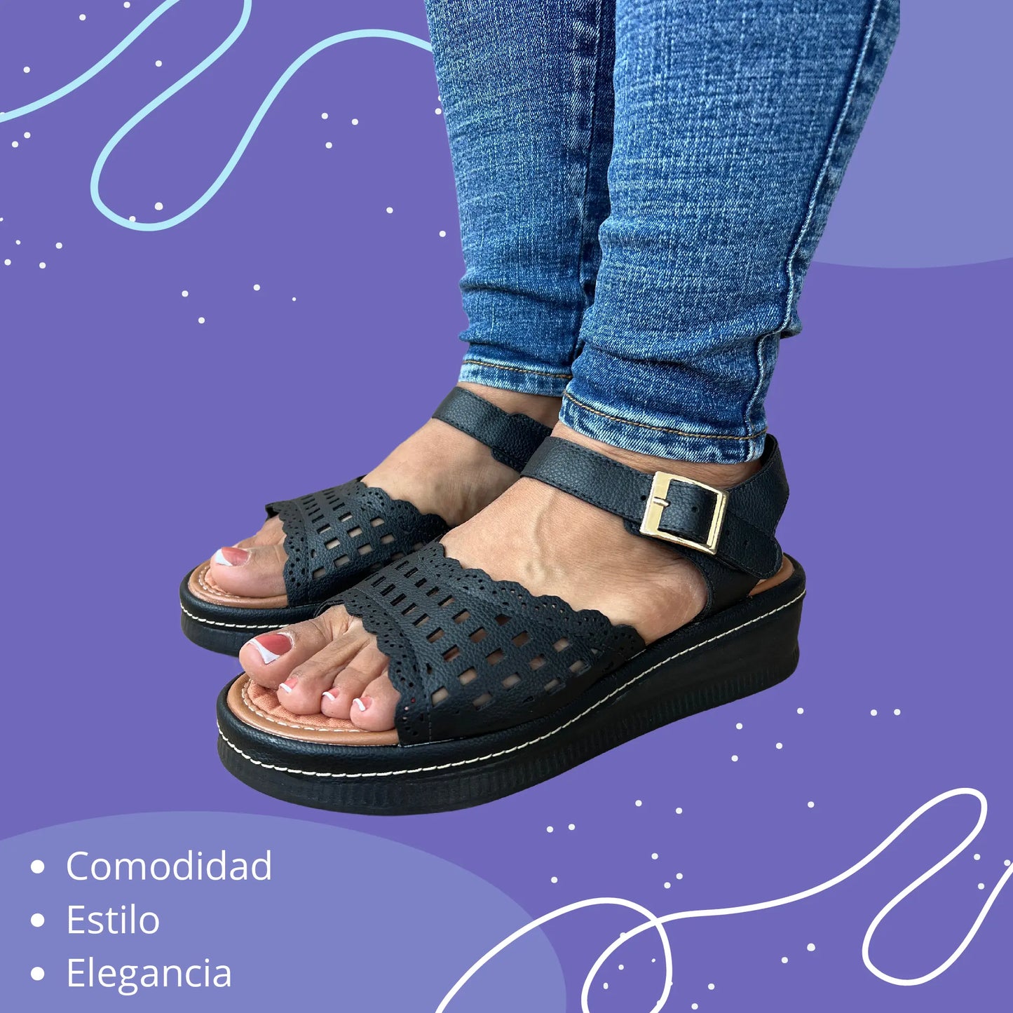 Sandalias confort - Andrea